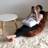 GHẾ TỰA TATAMI MÀU NÂU