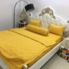 BỘ CHĂN GA THUN HÀN QUỐC CAO CẤP VÀNG