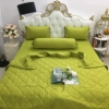 BỘ CHĂN GA THUN HÀN QUỐC CAO CẤP XANH BƠ 