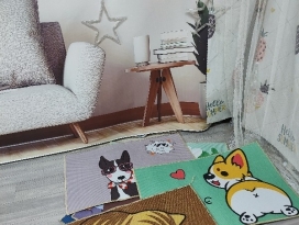  COMBO 3 TẤM NGẪU NHIÊN THẢM CHÂN 3D HÌNH THÚ 