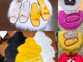Thảm lông chụp hình sản phẩm _hình tròn