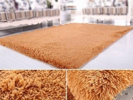 Thảm lông màu nâu đậm ( nâu bò )