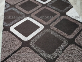 Thảm bali mẫu tứ giác xám 1m6*2m3 