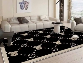 Thảm bali mẫu gấu đen 1m6*2m3 và 2m*3m
