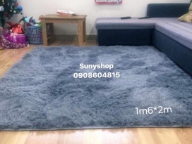 thảm lót sàn hàn quốc - màu xám ghi
