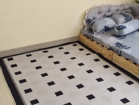 THẢM bali ô đen kích thước 1m6×2m3 và 2m×3m 