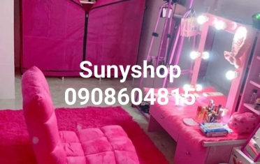 Vẫn cứ là hường là các nàng yêu thích nhất  Combo trọn bộ  hường hường : ghế tựa + thảm sàn + thảm bàn trang điểm ad có đủ 