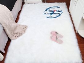 Thảm Lông Thú Chụp Ảnh Màu Trắng