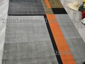 Thảm bali mẫu kẻ cam 1m6*2m3 
