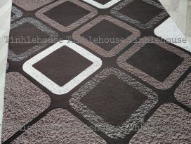 Thảm bali mẫu tứ giác xám 1m6*2m3 