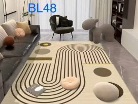 THẢM LÓT SÀN bali 5d vitage kem 1m6*2m3 và 2m*3m