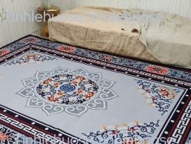 Thảm bali mẫu sen  xám 1m6*2m3 và 2m*3m