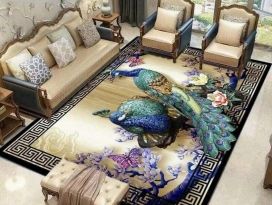Thảm bali mẫu đôi công 1m6*2m3 