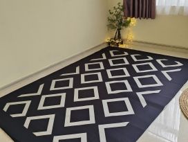 Thảm bali mẫu thoi đen 2m*3m